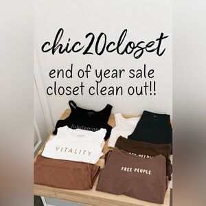 E N D | O F | Y E A R Cleanout!